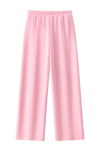 Unisex Fall Drawstring Side Pocket Wide Leg Sweatpants