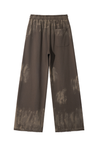 Unisex Fall Streetwear Vintage Straight Sweatpants