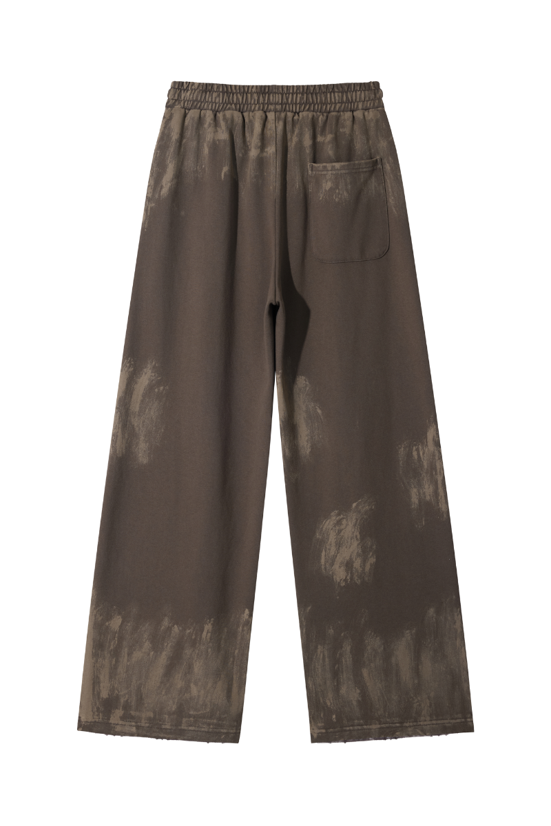 Unisex Fall Streetwear Vintage Straight Sweatpants