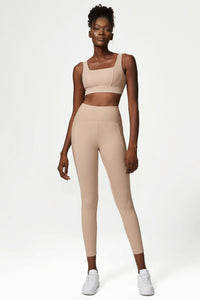 Naked feel Anti-wrinkle bubble butt leggings