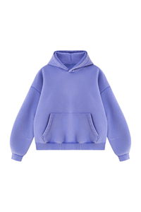 Men's Fall Fleece Heavyweight Washed Drop Shoulder Hoodie