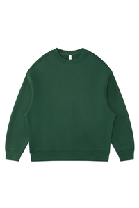 Women's Fall Fleece‑Lined Drop Shoulder Oversized Pullover