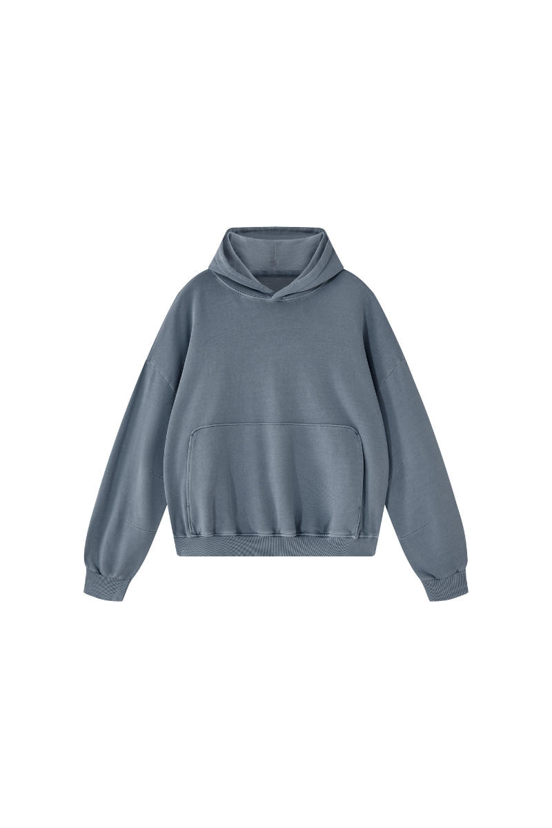 Men's Fall 100% Cotton Kangaroo Pocket Washed Hoodies