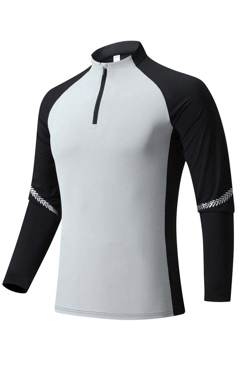 Men Quick-Dry Breathable Training Long Sleeve T-Shirt