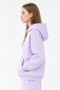 Women's Fall/Winter Kangaroo Pocket Relaxed Fleece Hoodie