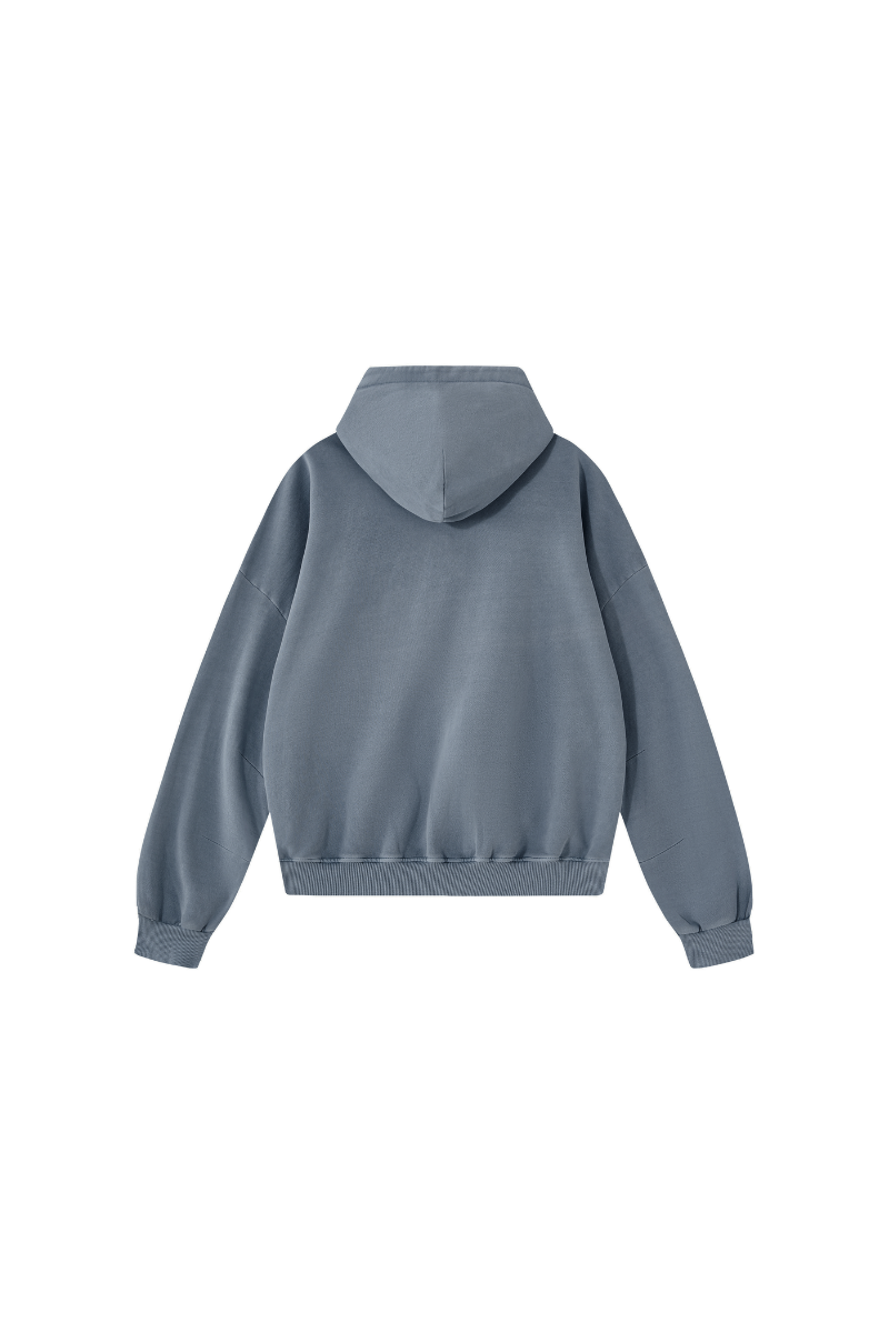 Women's Fall 100% Cotton Kangaroo Pocket Washed Hoodies