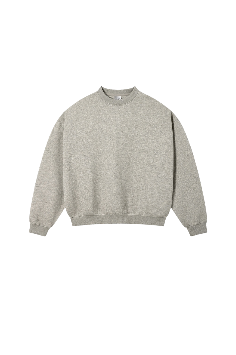 Men's Fall Minimal Relaxed Drop ShoulderCrew Neck Sweatshirt