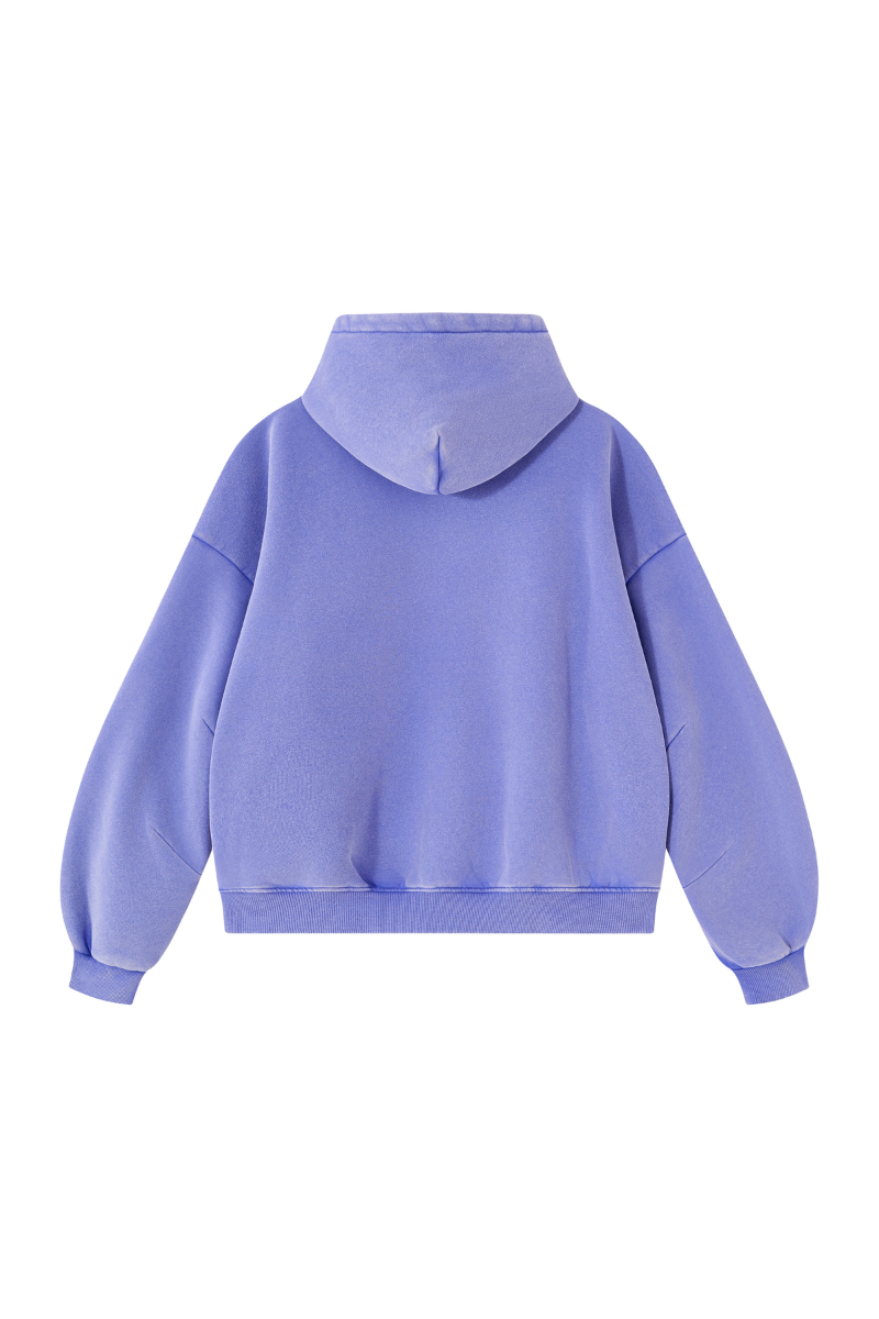 Men's Fall Fleece Heavyweight Washed Drop Shoulder Hoodie