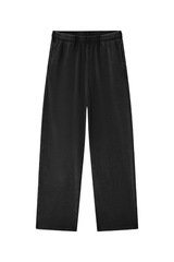 Unisex Fall Washed Snowflake Elastic Waist Sweatpants