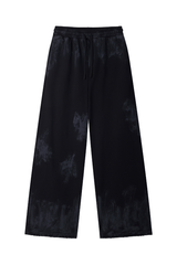 Unisex Fall Streetwear Vintage Straight Sweatpants