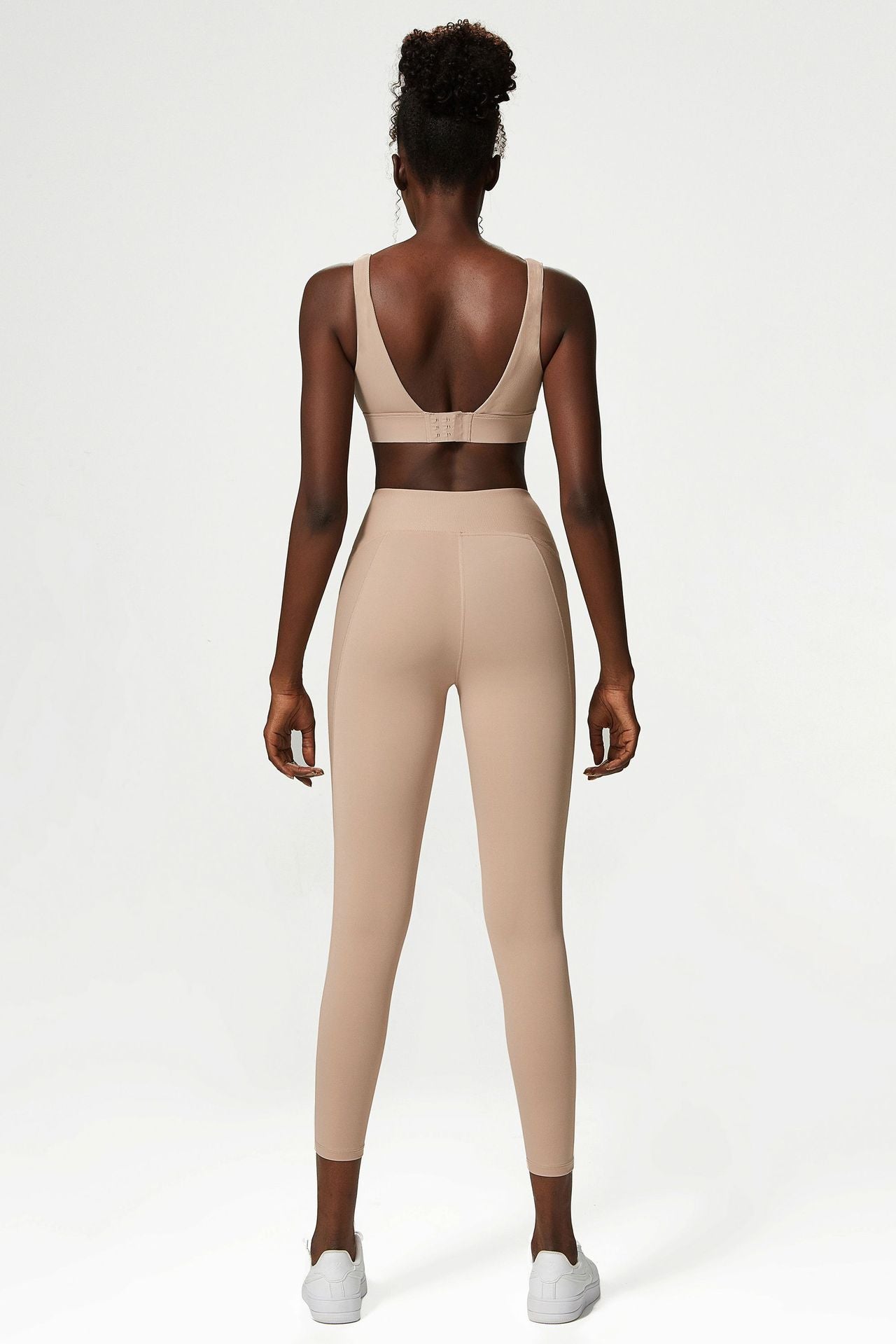 Naked feel Anti-wrinkle bubble butt leggings