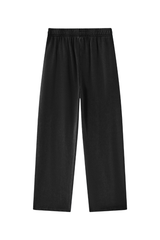 Unisex Fall Washed Snowflake Elastic Waist Sweatpants
