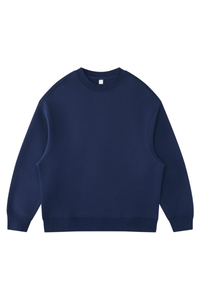 Women's Fall Fleece‑Lined Drop Shoulder Oversized Pullover