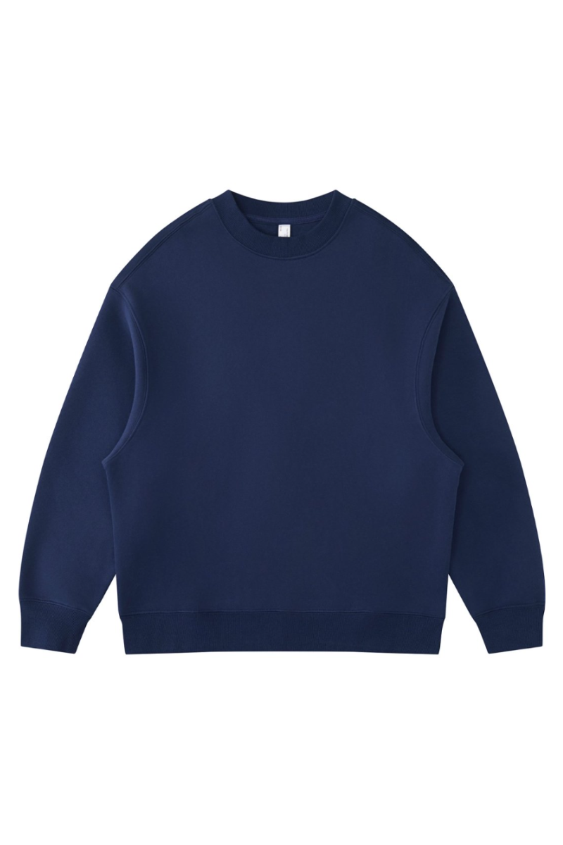 Women's Fall Fleece‑Lined Drop Shoulder Oversized Pullover