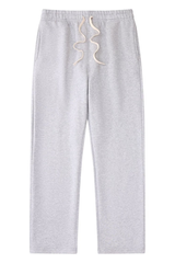 Unisex Drawstring Straight Leg Casual Sweatpants