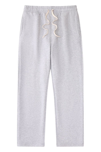 Unisex Drawstring Straight Leg Casual Sweatpants