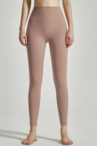 Women's High-waist shaping Tucking Nine-inch Leggings