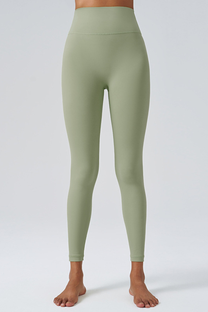 Women's High-waist shaping Tucking Nine-inch Leggings