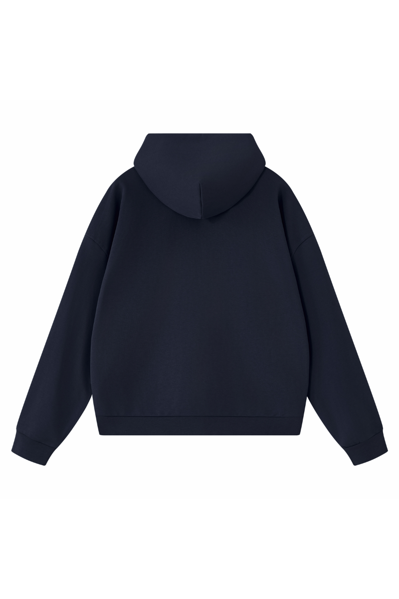 Unisex Fall Boxy Fit French Terry Kangaroo Pocket Hoodie