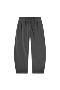 Unisex Fall 100% Cotton Elastic Waist Casual Sweatpants