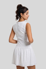 Striped quick-drying tennis sports dress