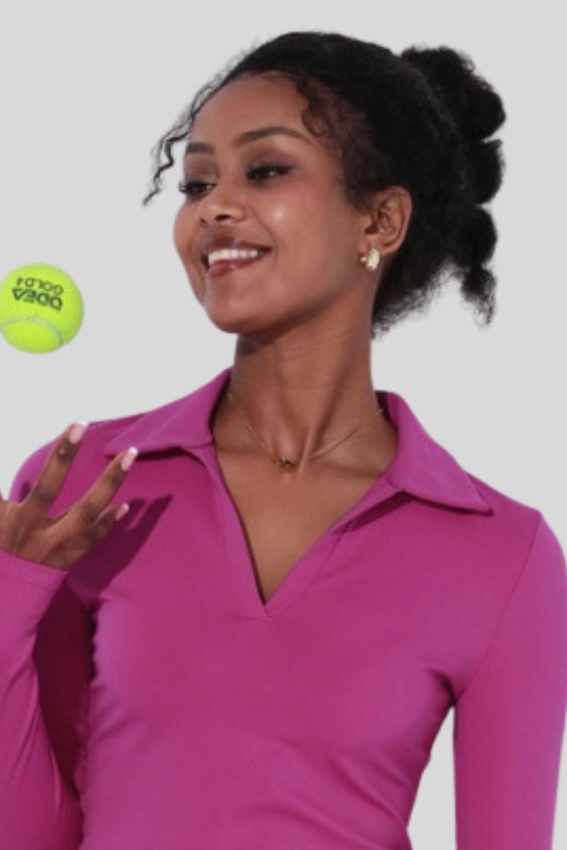 Polo collar quick-dry tennis golf sports dress