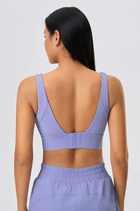 Women Lift Side-Support 4-Row Hook Shockproof Anti-Sag Yoga Sports Bra