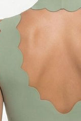 Women's Athletic Petal Mock-Neck Backless Tank Top