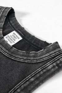 Vintage Distressed Slim-Fit Tank Top