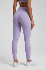Solid High-Waisted Sports Leggings