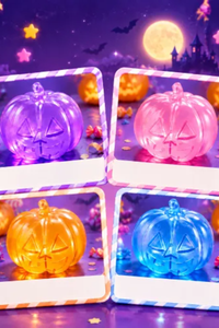 Halloween TPR Pumpkin Transparent Gift Squishy Toy