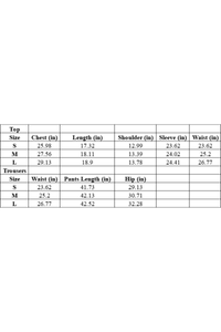 Fitted knit sweater and pants set