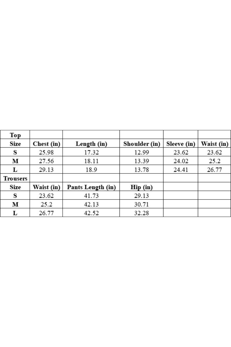 Fitted knit sweater and pants set