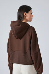 Women'S Loose Yoga Hooded Jacket