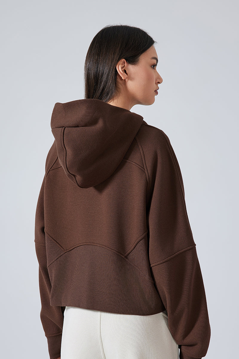Women'S Loose Yoga Hooded Jacket