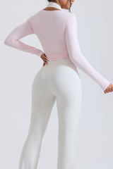 Women’s strap-adjustable waistline sport top.