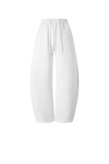 Unisex Fall Streetwear Curved Scimitar Wide‑Leg Sweatpants