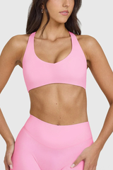 Women's U-Neck Racerback Bare Feel Sports Yoga Bra