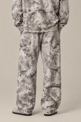 Men's Spring Tree Branch Camo Straight Leg Casual Pants