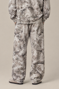 Men's Spring Tree Branch Camo Straight Leg Casual Pants