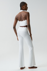 Women's Petal Yoga Athletic Set:Halter Tank Top & Flarepants