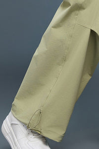 Women Double-Waist Paratrooper Cargo Straight-Leg Quick-Dry Sport Pants