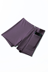 Women's Long Sleeve Wave-Detail Yoga Dress