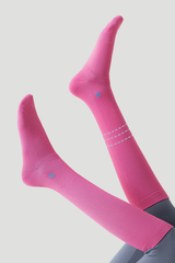 Women's Summer 100% Slimming Solid Athletic Knee-High Socks