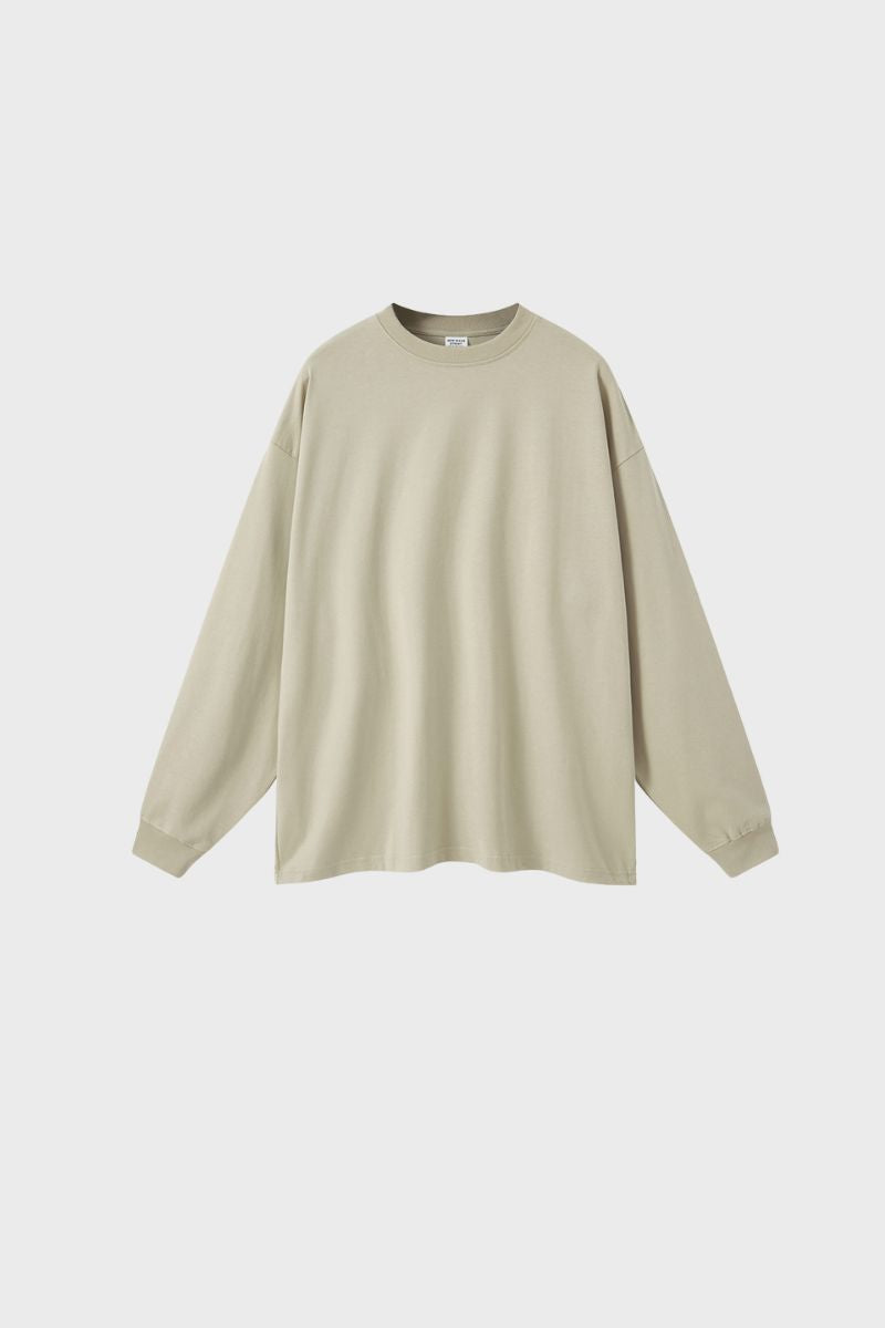 Heavyweight Oversized Unisex Tee - Streetwear Long Sleeve