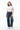 Women's 100% Cotton High Waist Wide Leg Jeans