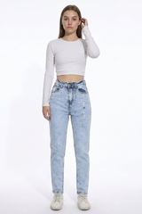 Women's Fall Vintage Distressed Slim Fit Jeans