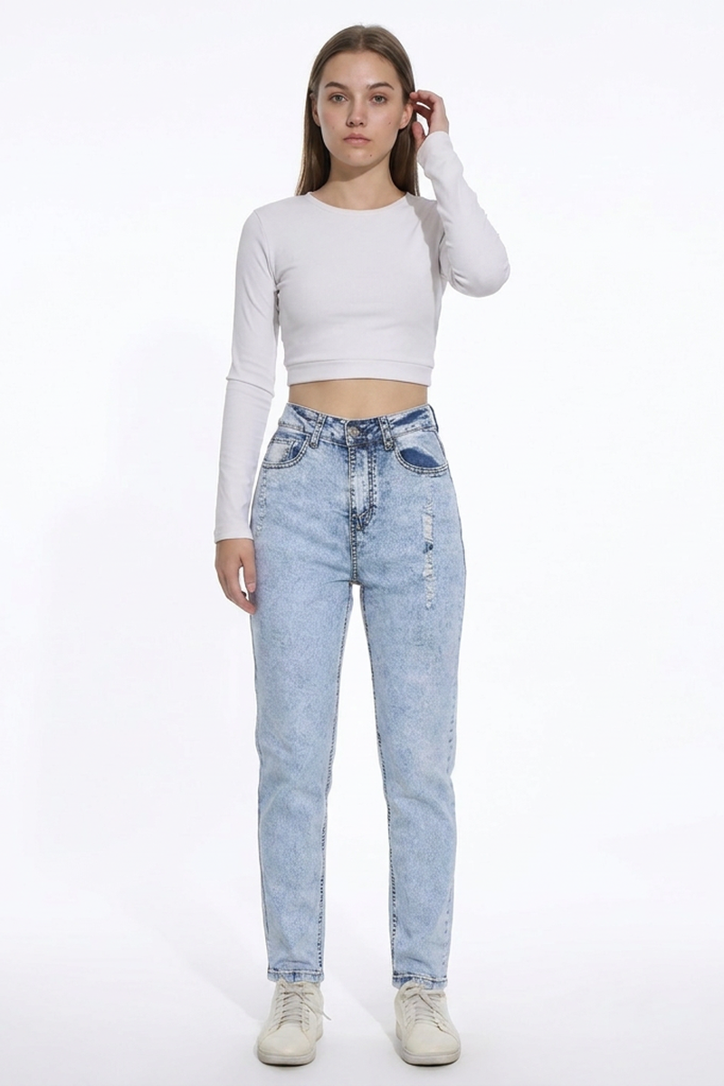 Women's Fall Vintage Distressed Slim Fit Jeans