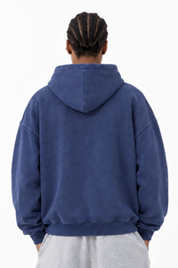 Men's 100% Cotton Winter 430G Heavyweight Loose Hoodie