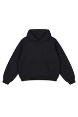 Unisex Fall Fleece Drop Shoulder Pullover Hooded Sweatshirts